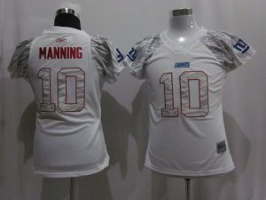 women nfl new york giants #10 eli manning field flirt fashion white[zebra]