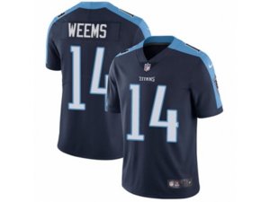 Nike Tennessee Titans #14 Eric Weems Vapor Untouchable Limited Navy Blue Alternate NFL Jersey