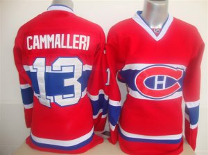 women montreal canadiens #13 cammalleri red