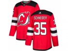 Adidas New Jersey Devils #35 Cory Schneider Red Home Authentic Stitched NHL Jersey