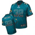 Nike Jacksonville Jaguars #32 Maurice Jones-Drew Teal Green Jersey(Elite Drift Fashion)