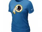 Women Washington RedSkins L.blue T-Shirts