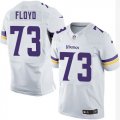 Nike Minnesota Vikings #73 Sharrif Floyd White Men's Stitched NFL Elite Jersey