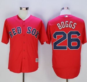 Boston Red Sox #26 Wade Boggs Red New Cool Base Stitched Baseball Jersey