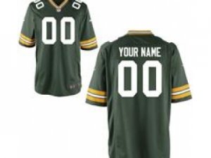 Nike Green Bay Packers Customized Game Team Color Jerseys
