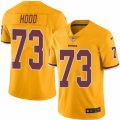 Mens Nike Washington Redskins #73 Ziggy Hood Limited Gold Rush NFL Jersey