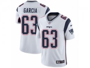 Mens Nike New England Patriots #63 Antonio Garcia Vapor Untouchable Limited White NFL Jersey