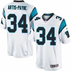 Mens Nike Carolina Panthers #34 Cameron Artis-Payne Limited White NFL Jersey