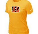 Women Cincinnati Bengals Yellow T-Shirts