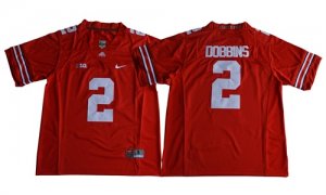 Ohio State Buckeyes #2 J.K. Dobbins Red College Football Jersey