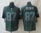 Nike New York Jets #87 Decker Green Jerseys(Drift Fashion Elite)