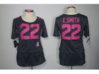 Nike Womens Miami Dolphins #22 Reggie Bush Dark grey Jerseys[breast Cancer Awareness]