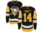 Mens Adidas Pittsburgh Penguins #14 Chris Kunitz Authentic Black Home NHL Jersey