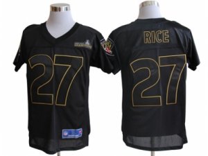 Men s Pro Line Baltimore Ravens #27 Ray Rice black jerseys[Super Bowl XLVII Champions]