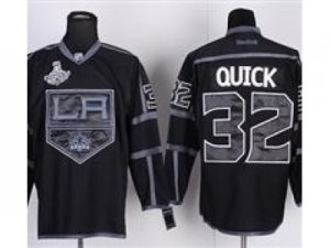 nhl jerseys los angeles kings #32 quick black[2012 stanley cup champions