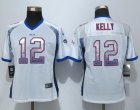 Women Nike Buffalo Bills #12 Kelly white Jerseys(Drift Fashion)