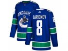 Adidas Vancouver Canucks #8 Igor Larionov Blue Home Authentic Stitched NHL Jersey