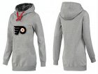 NHL Women Philadelphia Flyers Logo Pullover Hoodie 8