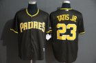 Padres #23 Fernando Tatis Jr. Black Cool Base Jersey