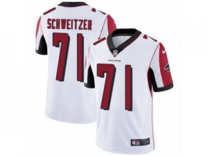 Men Nike Atlanta Falcons #71 Wes Schweitzer White Vapor Untouchable Limited Player NFL Jersey