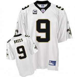 nfl new orleans saints 9 drew brees white