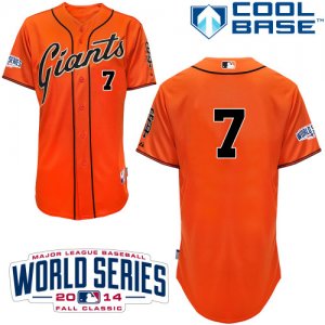 2014 world series mlb jerseys san francisco giants #7 blanco orange