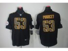 Nike NFL Pittsburgh Steelers #53 Maurkice Pouncey black jerseys[Impact Limited]