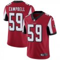 NikeFalcons #59 De'Vondre Campbell Red Vapor Untouchable Player Limited Jersey