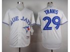 MLB Toronto Blue Jays #29 Devon Travis White Cool Base Stitched Baseball jerseys