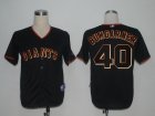 MLB San Francisco Giants 40 Bumgarner Black[Cool Base]