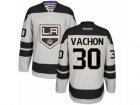 Mens Reebok Los Angeles Kings #30 Rogie Vachon Authentic Gray Alternate NHL Jersey