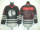 nhl chicago blackhawks #50 crawford black[2011 new]