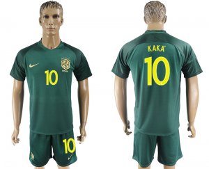 2017-18 Brazil 10 KAKA Away Soccer Jersey