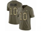 Men Nike Philadelphia Eagles #10 Mack Hollins Limited Olive Camo 2017 Salute to Service NFL Jersey