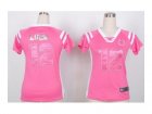 Nike women jerseys indianapolis colts #12 luck pink[fashion Rhinestone sequins]