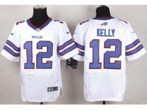 Nike Buffalo Bills #12 Jim Kelly Royal White Team Color Men Stitched jerseys(Elite)