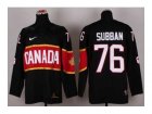 nhl jerseys team canada #76 subban black[2014 winter olympics]