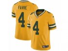 Mens Nike Green Bay Packers #4 Brett Favre Limited Gold Rush NFL Jersey