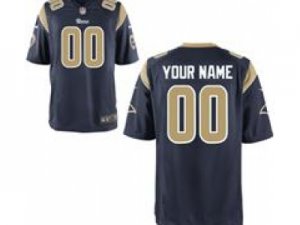 Men\'s Nike St. Louis Rams Customized Game Team Color Jerseys (S-4XL)