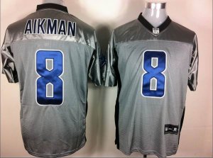 nfl jerseys dallas cowboys #8 aikman grey shadow