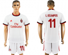 2017-18 AC Milan 11 L.OCAMPOS Away Soccer Jersey