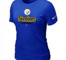 Women Pittsburgh Steelers Blue T-Shirt