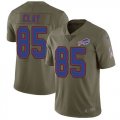 Nike Bills #85 Charles Clay Olive Salute To Service Limited Jersey