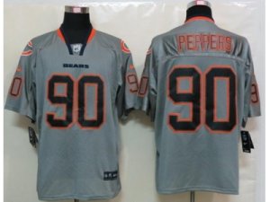 Nike Chicago Bears #90 Julius Peppers grey jerseys[Elite lights out]