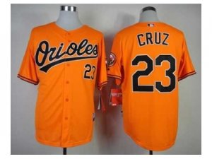 mlb jerseys baltimore orioles #23 cruz orange