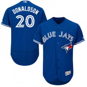 2016 Men\'s Toronto Blue Jays #20 Josh Donaldson Majestic Royal Flexbase Authentic Collection Player Jersey