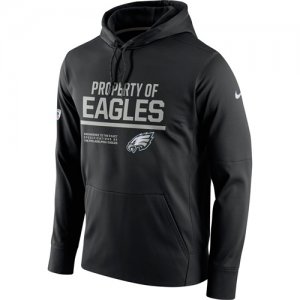 Men\'s Philadelphia Eagles Nike Black Circuit Property Of Performance Pullover Hoodie