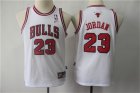 Bulls #23 Michael Jordan White Youth Throwback Nike Swingman Jersey