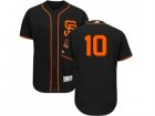 Men San Francisco Giants #10 Evan Longoria Black Flexbase Authentic Collection Alternate Stitched Baseball Jersey
