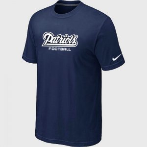 Nike New England Patriots Sideline Legend Authentic Font T-Shirt D.Blue